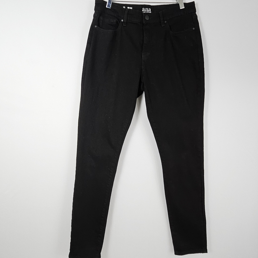 Ana midrise skinny black jeans size 12 - Picture 10 of 15